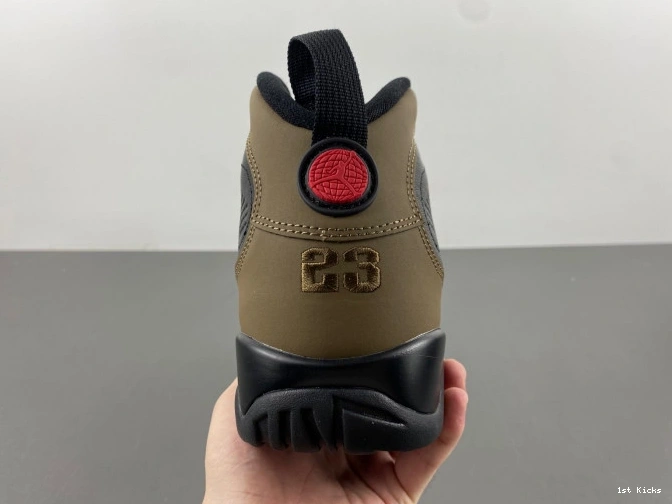 1st Kicks Shoes 9 HV4794-030 Air Olive Jordan 0809